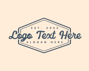 Generic Retro Hexagon logo