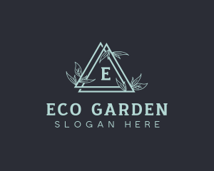 Organic Gardening Wreath logo design