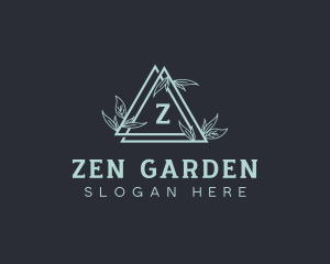 Organic Gardening Wreath logo design