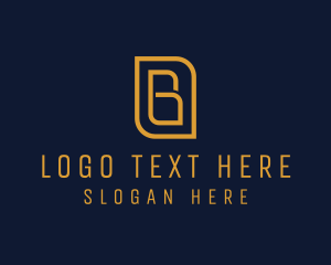 High Class - Professional Company Letter B logo design