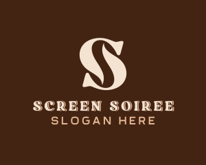 Coffee Bean Espresso Letter S logo design