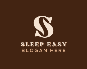 Coffee Bean Espresso Letter S logo design