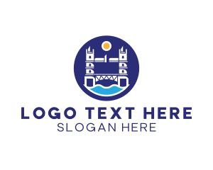 London Bridge Badge logo design