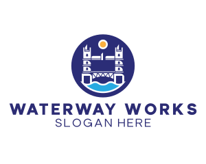 London Bridge Waterway logo design