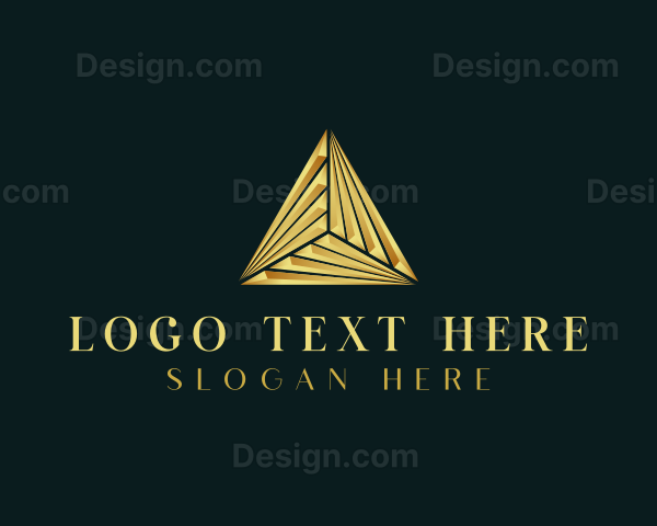 Elegant Luxe Pyramid Logo