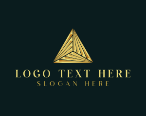 Elegant Luxe Pyramid Logo