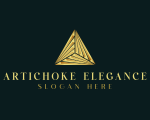 Elegant Luxe Pyramid logo design