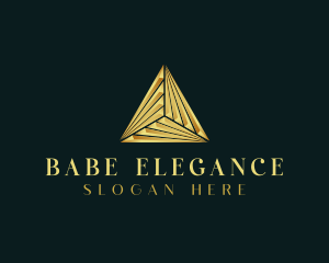 Elegant Luxe Pyramid logo design