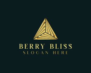 Elegant Luxe Pyramid logo design