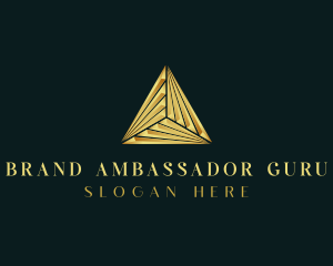 Elegant Luxe Pyramid logo design