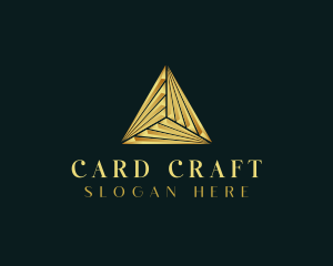 Elegant Luxe Pyramid logo design