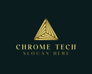 Elegant Luxe Pyramid logo design