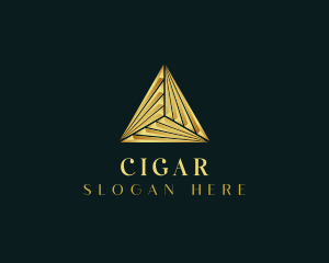 Elegant Luxe Pyramid logo design