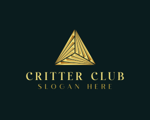 Elegant Luxe Pyramid logo design