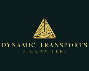 Elegant Luxe Pyramid logo design