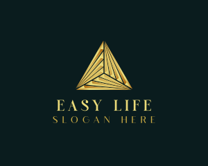 Elegant Luxe Pyramid logo design