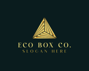 Elegant Luxe Pyramid logo design