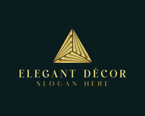 Elegant Luxe Pyramid logo design