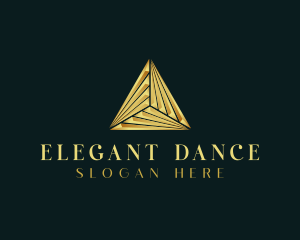 Elegant Luxe Pyramid logo design