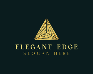 Elegant Luxe Pyramid logo design