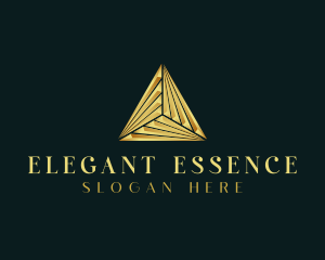 Elegant Luxe Pyramid logo design