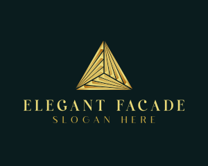 Elegant Luxe Pyramid logo design