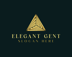 Elegant Luxe Pyramid logo design