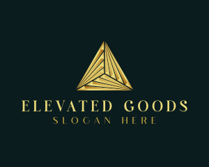 Elegant Luxe Pyramid logo design