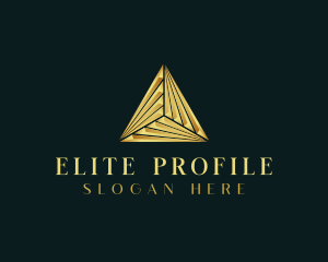 Elegant Luxe Pyramid logo design