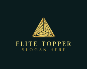 Elegant Luxe Pyramid logo design