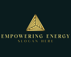 Elegant Luxe Pyramid logo design