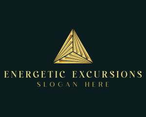 Elegant Luxe Pyramid logo design