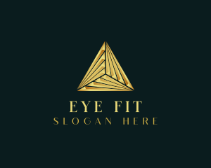 Elegant Luxe Pyramid logo design