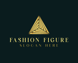 Elegant Luxe Pyramid logo design