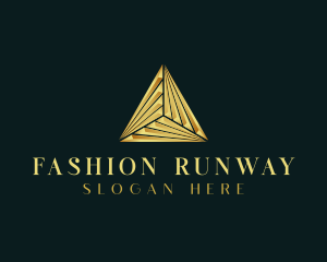 Elegant Luxe Pyramid logo design