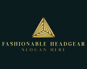 Elegant Luxe Pyramid logo design