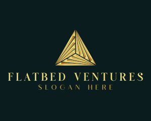 Elegant Luxe Pyramid logo design