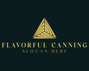 Elegant Luxe Pyramid logo design