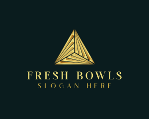 Elegant Luxe Pyramid logo design