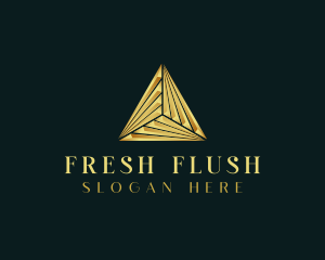 Elegant Luxe Pyramid logo design