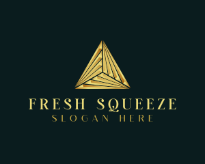 Elegant Luxe Pyramid logo design