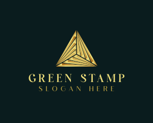 Elegant Luxe Pyramid logo design