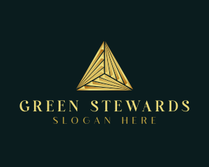 Elegant Luxe Pyramid logo design