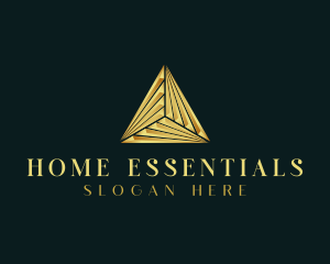 Elegant Luxe Pyramid logo design