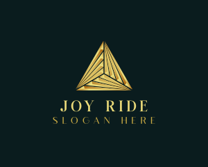 Elegant Luxe Pyramid logo design