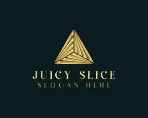 Elegant Luxe Pyramid logo design