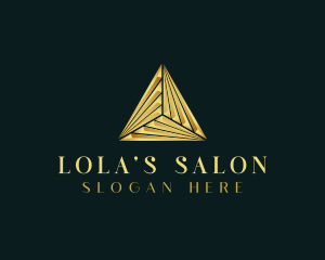 Elegant Luxe Pyramid logo design