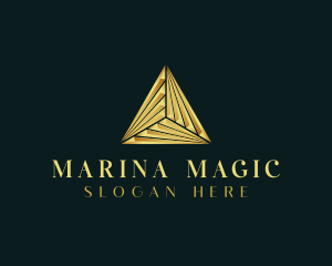 Elegant Luxe Pyramid logo design