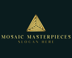 Elegant Luxe Pyramid logo design