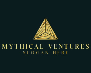 Elegant Luxe Pyramid logo design